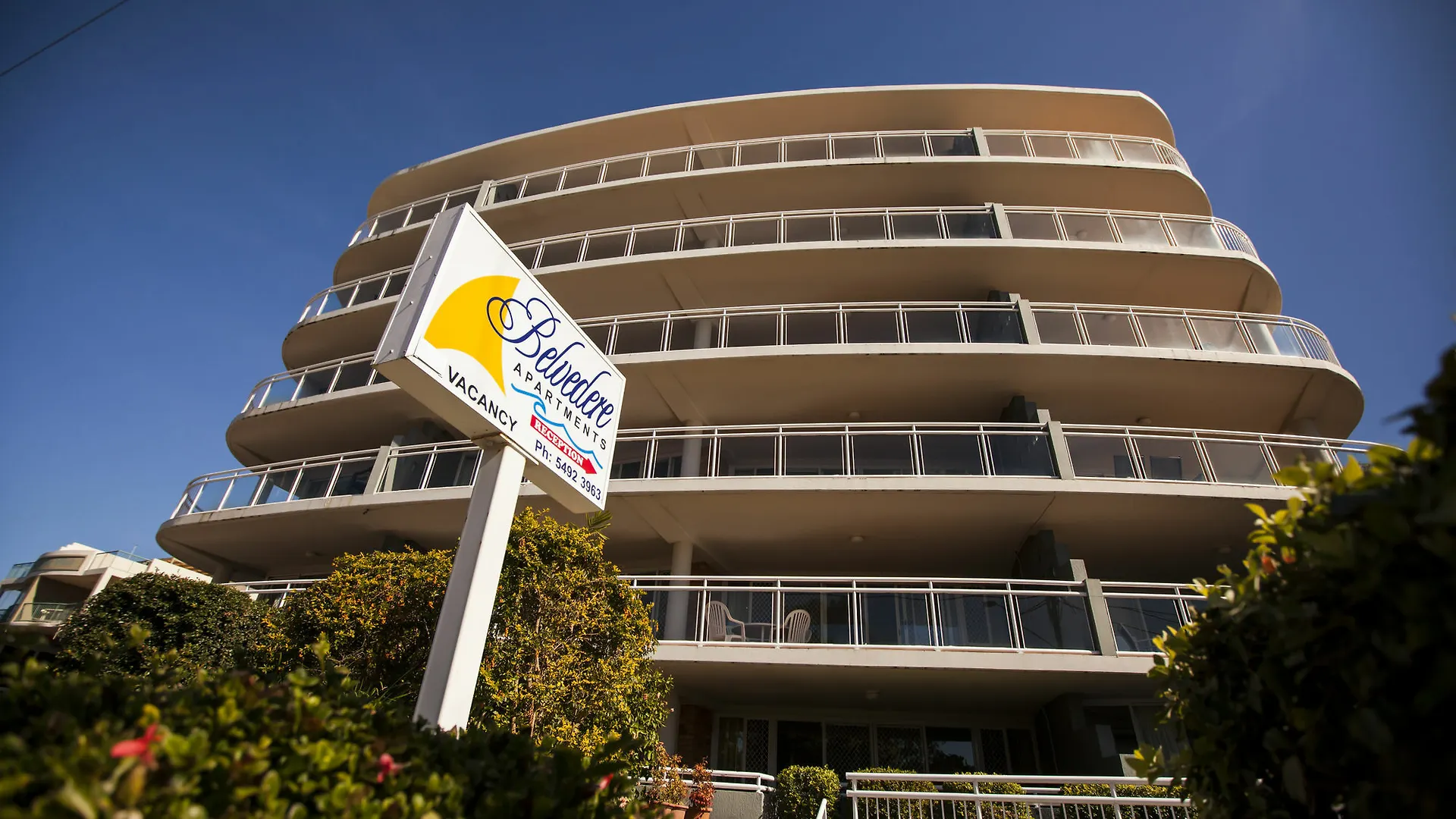 Lägenhetshotell Belvedere Apartments Caloundra